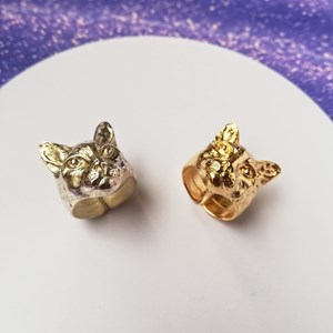 Bague chat bastet argent