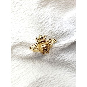 Bague abeille symbolique abondance or