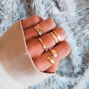 Bague câlin or amour propre