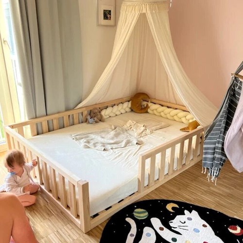 Monti Family - Le lit au sol scandinave 190x140cm