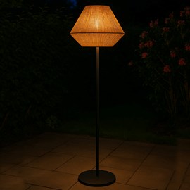 Lampadaire sans fil beige darson