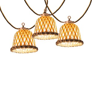 Guirlande solaire hybride beige maly