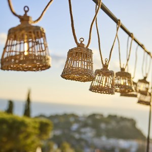 Guirlande d'extérieur beige samoa