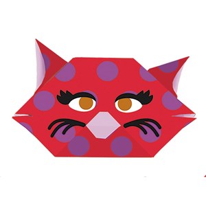 Kids origami - chat