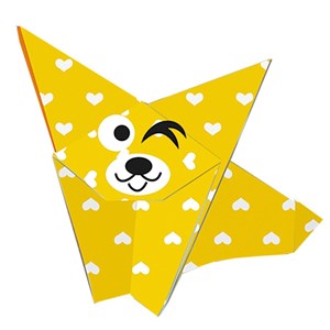 Kids origami - chien