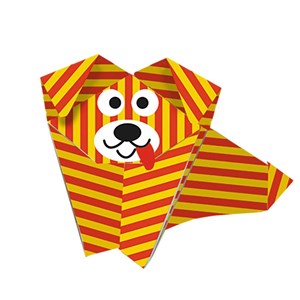 Kids origami - chien