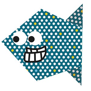 Kids origami - poisson