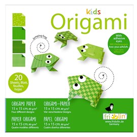 Kids origami - grenouille