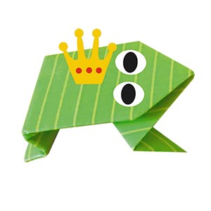 Kids origami - grenouille