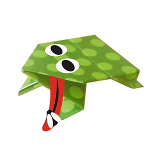 Kids origami - grenouille