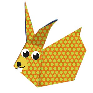 Kids origami - lièvre