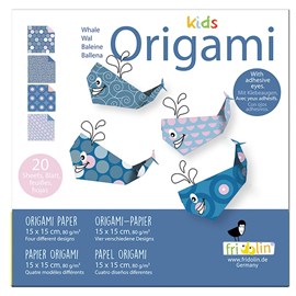 Kids origami - baleine