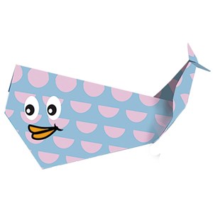 Kids origami - baleine