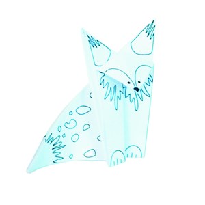 Coloring origami - renard