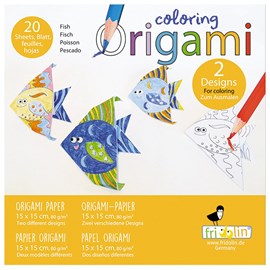 Coloring origami - poisson