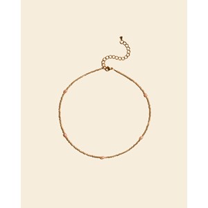Choker perles nacrées roses