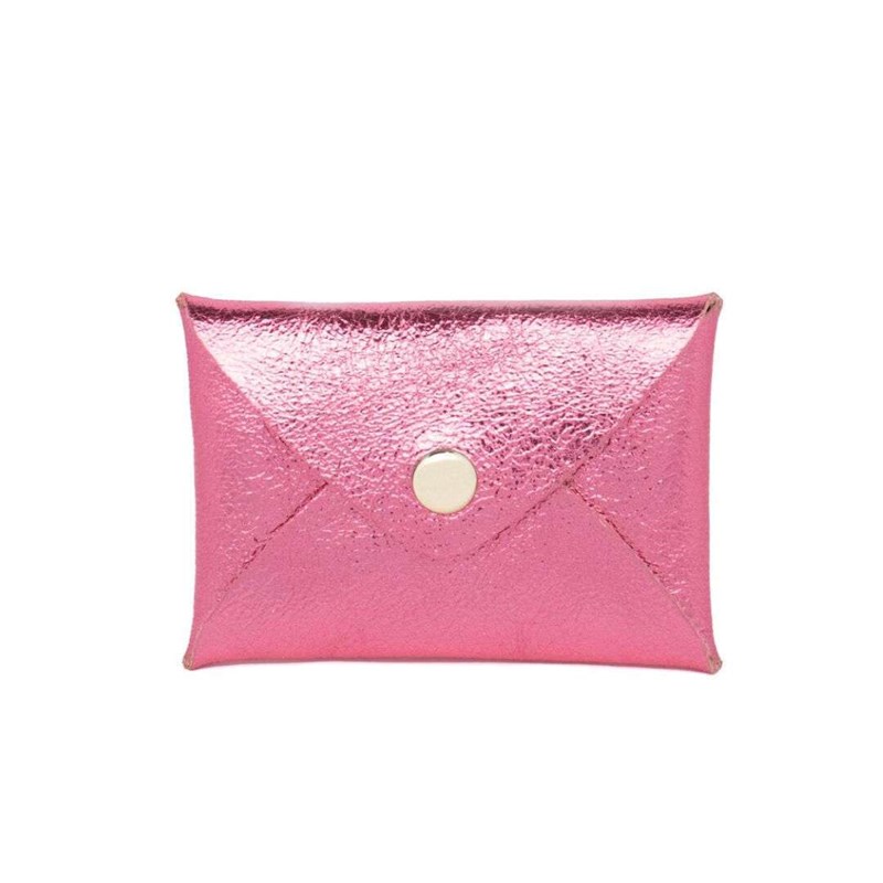 Porte-cartes cartao rose