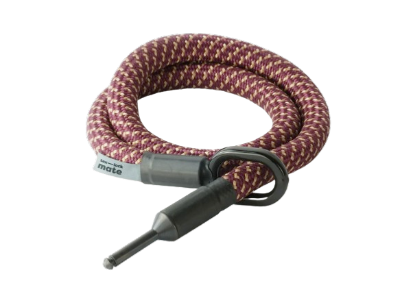 Antivol de cadre en kevlar - l - rouge