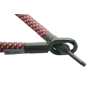 Antivol de cadre en kevlar - l - rouge