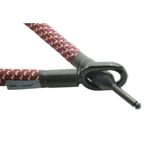 Antivol de cadre en kevlar - l - rouge