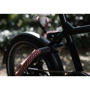 Antivol de cadre en kevlar - l - rouge