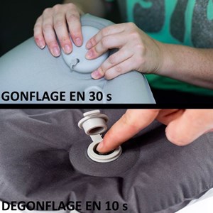 Oreiller gonflable cao avec gonfleur in