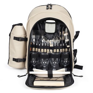 Sac à dos isotherme pique-nique beige 4