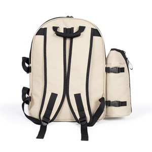 Sac à dos pique-nique isotherme beige 4