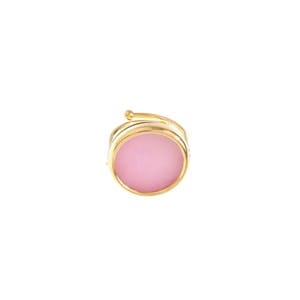 Bague ajustable – quartz rose