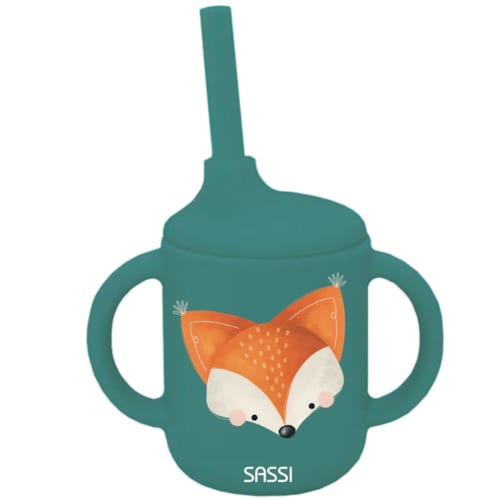 Sassi Junior - Gobelet en silicone crunchy le renard