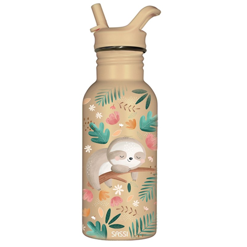 Sassi Junior - Bouteille en inox gnawy le paresseux 500