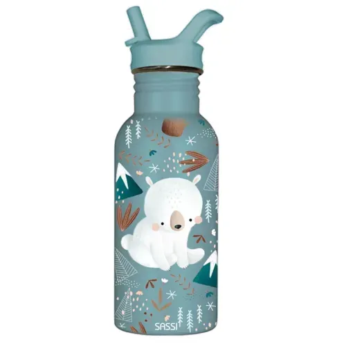 Sassi Junior - Bouteille en inox munchy l'ours 500 ml