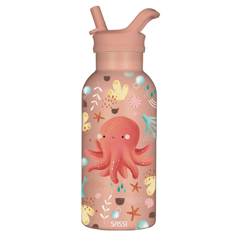 Sassi junior - Bouteille isotherme slurpy la pieuvre 35
