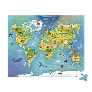 Puzzle monde 100 pcs