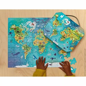 Puzzle monde 100 pcs