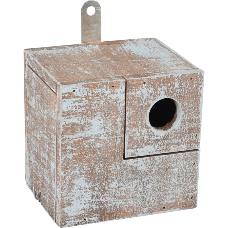 Flamingo - Nichoir georgia forme cube 12 cm