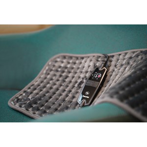 Coussin chauffant écoresponsable gris