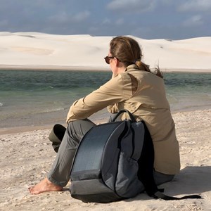 Sac à dos avec panneau solaire puissant