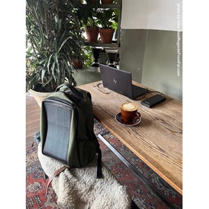 Sac à dos avec panneau solaire puissant