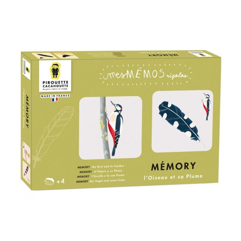 Mémo rigolo : l'oiseau et sa plume