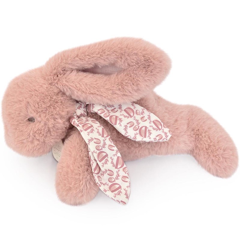 Mù - Peluche lapin rose poudré 25 cm