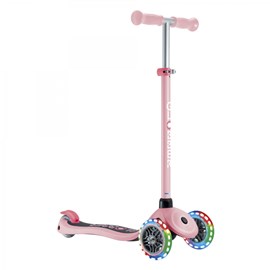 Trottinette primo lights rose pastel