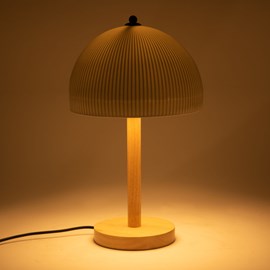 Lampe agathe en bois et