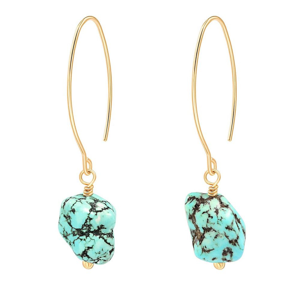 BOUCLES D’OREILLES TURQUOISE