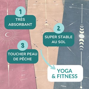 Tapis de yoga et fitness performance tot