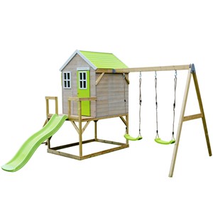 Maison de jardin enfant avec toboggan
