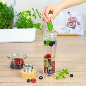 Bouteille en verre avec infuseur 450ml