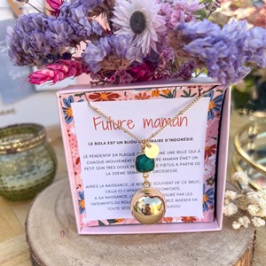 Bola de grossesse maya vert