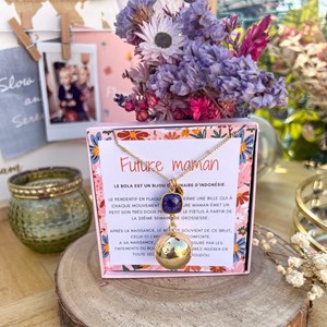 Bola de grossesse maya lapis-lazuli