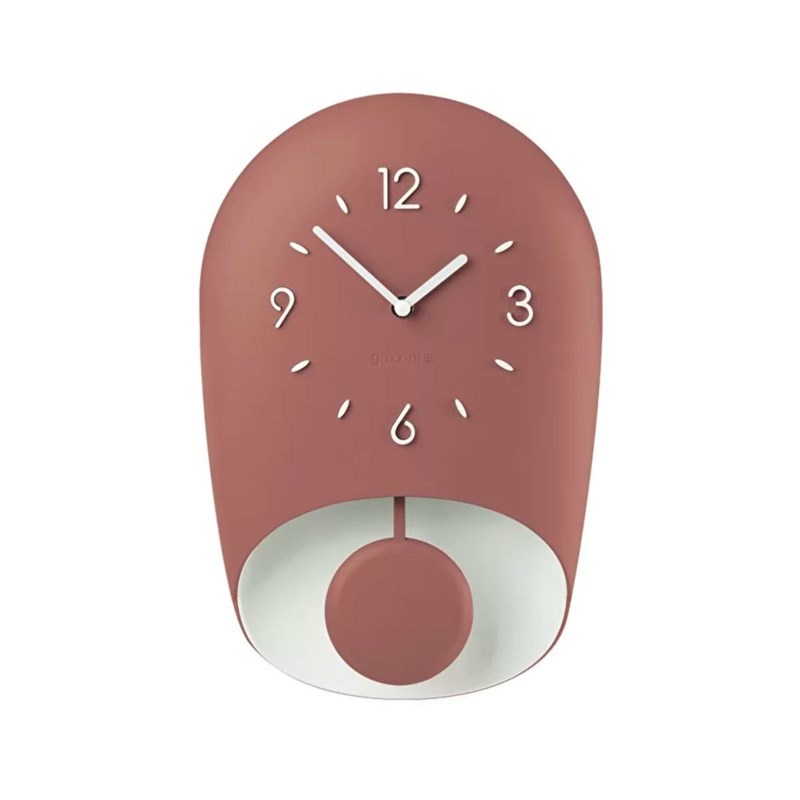 Horloge avec pendule rouge guzzini